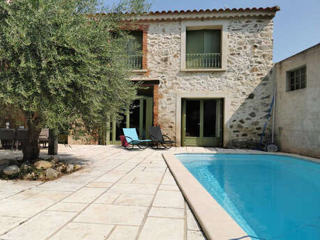 MAISON AVEC PISCINE AU COEUR DES VIGNOBLES DU ROUSSILLON