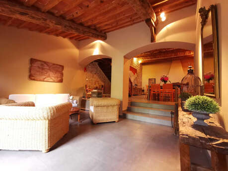 GÎTE 14 PERS. AVEC PARC ARBORÉ, TERRASSE OMBRAGÉE, SAUNA ET SPA