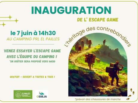 INAUGURATION ESCAPE GAME - OSSEJA