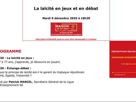 « LA LAÏCITÉ EN JEUX ET EN DÉBAT »