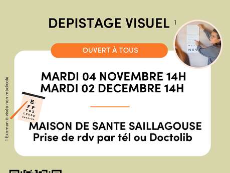 DÉPISTAGE VISUEL - SAILLAGOUSE