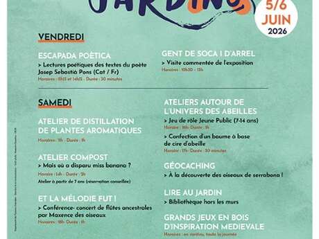 RENDEZ-VOUS AUX JARDINS AU PRIEURE DE SERRABONA