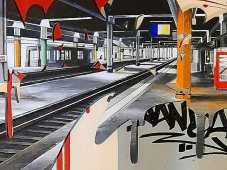 EXPOSITION "EMPREINTES URBAINES" LUDO LASSALLE –– CHEZ ARABESQUE
