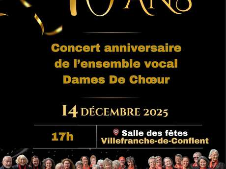 CONCERT ANNIVERSAIRE DES DAMES DE CHOEUR