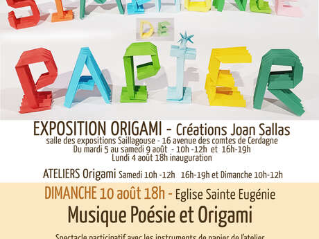 SAILLAGOUSE EN CONCERT - MUSIQUE POESIE ET ORIGAMI