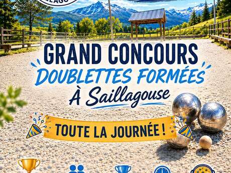 SAILLAGOUSE - GRAND CONCOURS "DOUBLETTES FORMÉES" AU BOULODROME