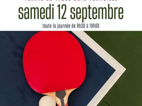 JOURNÉE PORTES OUVERTES TENNIS DE TABLE