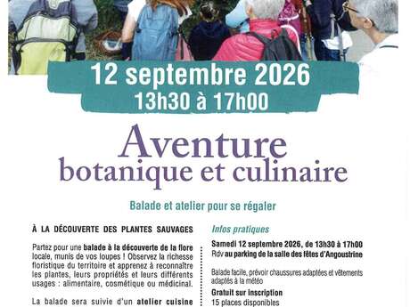 AVENTURE BOTANIQUE ET CULINAIRE - ANGOUSTRINE