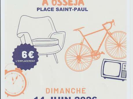 VIDE GRENIERS BROCANTE - OSSÉJA