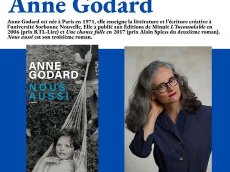 RENCONTRE LITTÉRAIRE AVEC ANNE GODARD - MAISON DES MOTS - LIBRAIRIE OXYMORE