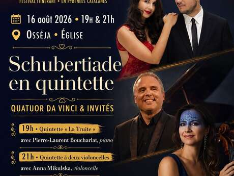 FESTIVAL LES CLES DU CLASSIQUE - SHUBERTIADE EN QUINTETTE: QUATUOR DA VINCI & INVITÉS