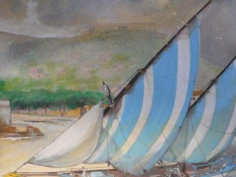 VERNISSAGE DE L'EXPOSITION "MES AMIS, MES PASSIONS, MES VOYAGES... ET ON OUBLIES LES EMMERDES" PAR JACQUES DUPUY CHEZ ARABESQUE