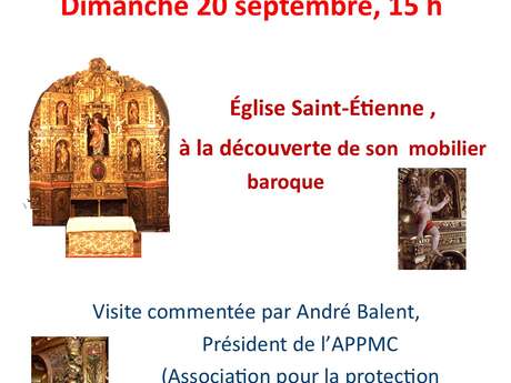 JOURNÉES DU PATRIMOINE - VISITE ÉGLISE SAINT-ETIENNE