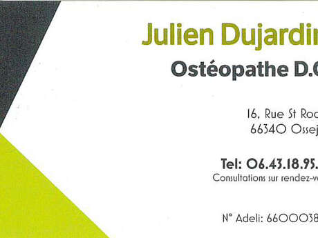 DUJARDIN JULIEN - OSTÉOPATHE