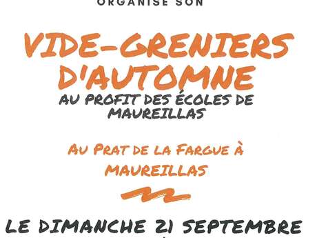 VIDE - GRENIERS D'AUTOMNE