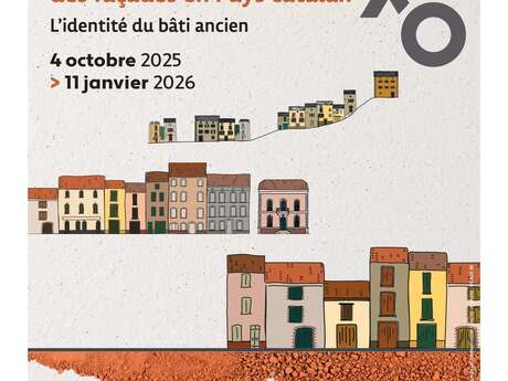 EXPOSITION AU CHÂTEAU "ORNEMENTS ET COULEURS DES FAÇADES EN PAYS CATALAN - L’IDENTITÉ DU BÂTI ANCIEN"