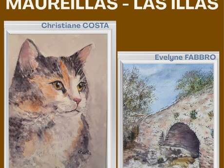 EXPOSITION DE PEINTURE CHRISTIANE COSTA ET EVELYNE FABBRO