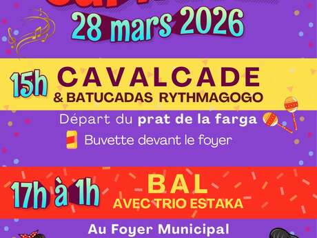 CARNAVAL CAVALCADE ET BATUCADAS RYTHMAGOGO BAL