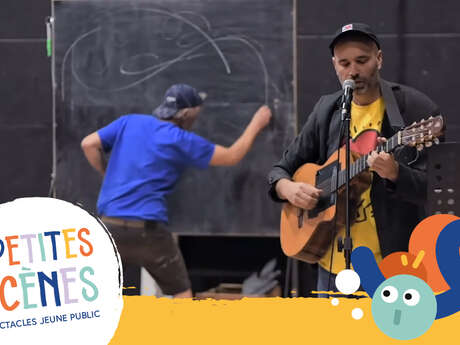 LES PETITES SCENES, SPECTACLE JEUNE PUBLIC : "DESSINER SUR LES MURS"