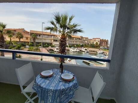 T2 RÉSIDENCE SÉCURISÉE - 1ÈRE LIGNE MARINA - 3MIN PLAGE - TERRASSE, PARKING