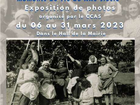 EXPOSITION DE PHOTOS ORGANISEE PAR LE C.C.A.S."LES FEMMES DE MAUREILLAS-LAS ILLAS : MOMENTS DE VIE AU XX SIECLE"