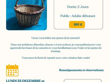 STAGE VANNERIE D'OSIER EN CERDAGNE