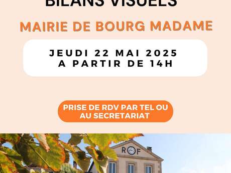 BILAN VISUEL AVEC VOTRE OPTICIENNE MOBILE