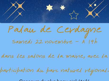 CONFÉRENCE ET APÉRITIF ÉTOILÉ