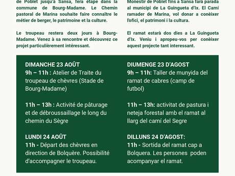 CAMINS DE VIDA - BOURG-MADAME