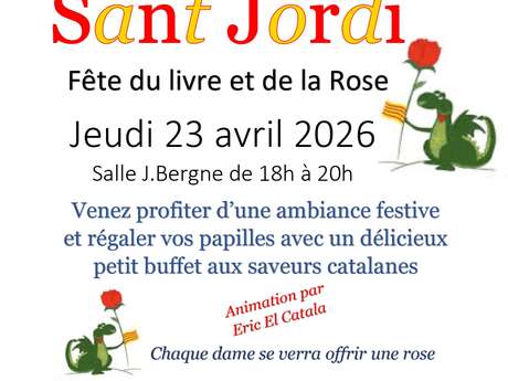 SANT JORDI - FÊTE DU LIVRE ET DE LA ROSE - EGAT