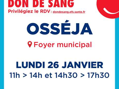 DON DE SANG - OSSÉJA
