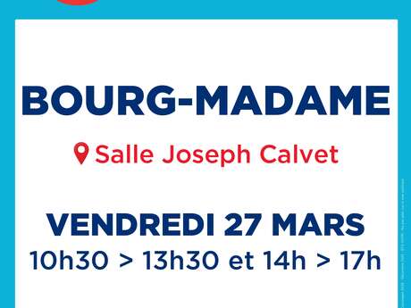 DON DE SANG - BOURG-MADAME