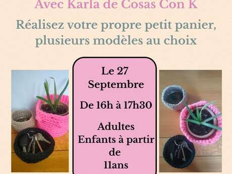 ATELIER CROCHET EN COMPAGNIE DE KARLA DE COSAS CON K - EGAT