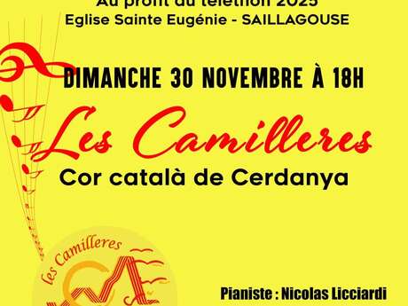 CONCERT CHORAL LES CAMILLERES - EGLISE DE SAILLAGOUSE