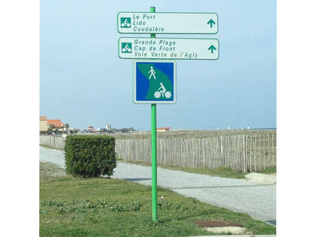 LA MEDITERRANEE A VELO EUROVELO 8  LE BARCARES LE PERTHUS