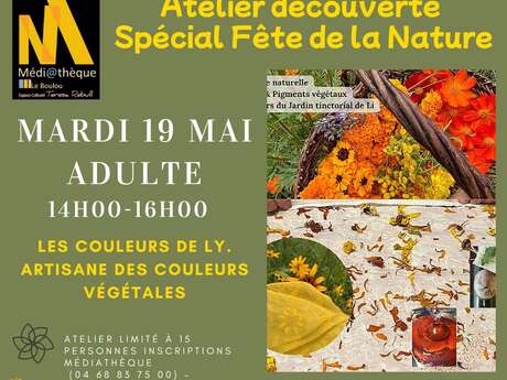 TEINTURES TEXTILES ET AQUARELLES VÉGÉTALES AVEC L'ATELIER DE LY