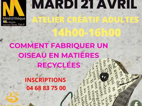 COMMENT FABRIQUER UN OISEAU EN MATIÈRES RECYCLÉES