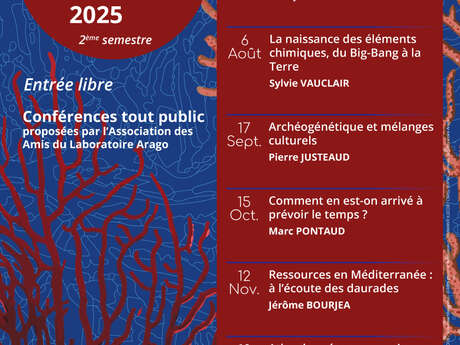 CONFERENCE LES MERCREDIS DE LA CONNAISSANCE - ÉTÉ