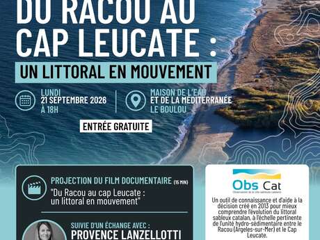 PROJECTION DÉBAT "DU RACOU AU CAP LEUCATE, UN LITTORAL EN MOUVEMENT"