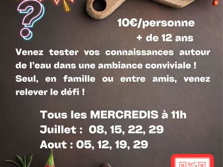 APER'EAU QUIZ DE L'ÉTÉ