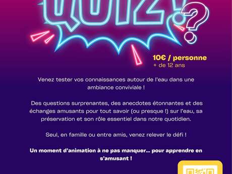 APER'EAU QUIZ D'OCTOBRE