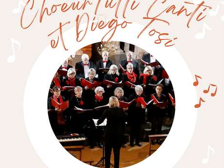 CONCERT DE NOËL "CHOEUR TUTTI CANTI" AVEC LA PARTICIPATION DE DIEGO TOSI - AU PROFIT DU TELETHON