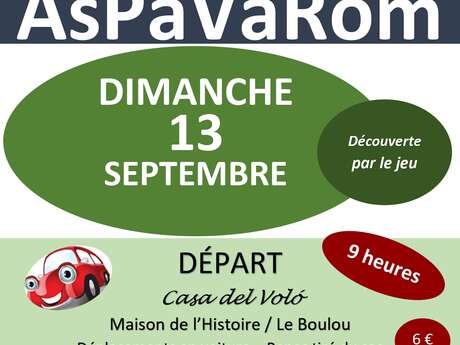 RALLYE DU PATRIMOINE ASPAVAROM