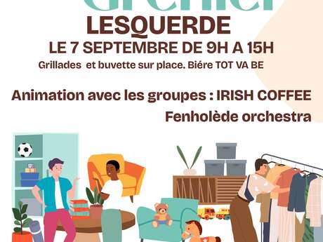 VIDE GRENIERS A LESQUERDE