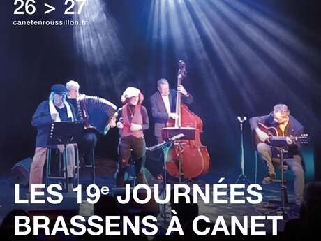 LES 19È JOURNÉES BRASSENS À CANET