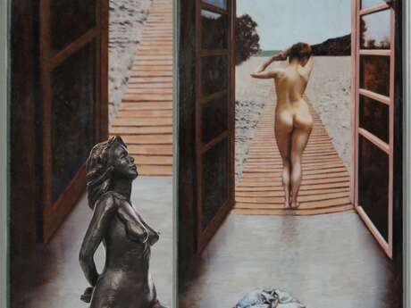 VERNISSAGE DE L'EXPOSITION "LES ÉTATS D'ÂMES" ALAIN BONNAND & MALOU BERTAIN CHEZ ARABESQUE