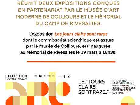EXPOSITION ART EN EXIL À RIVESALTES