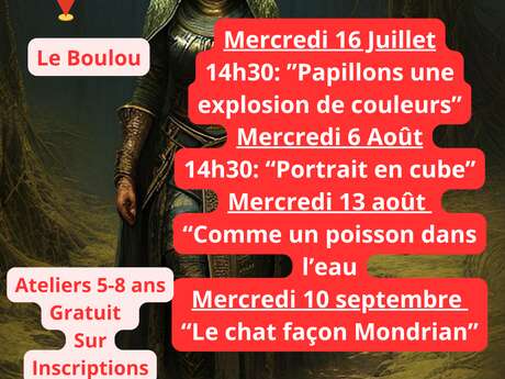 ATELIERS ARTS CRÉATIFS ENFANTS
