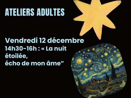 ATELIER ARTS CRÉATIFS ADULTES