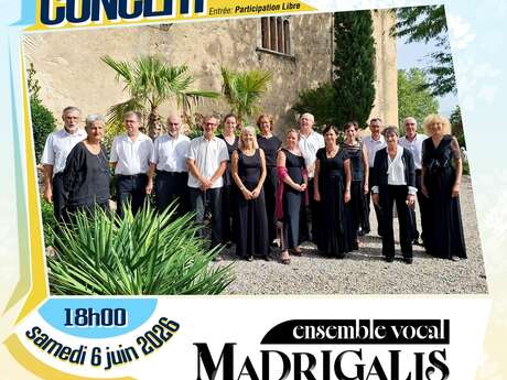 CONCERT DE L'ENSEMBLE VOCAL MADRIGALIS
